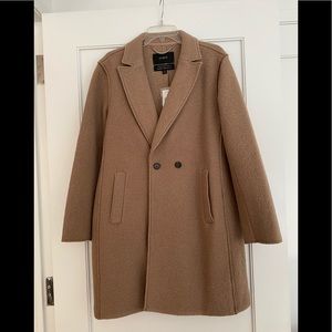 NWT J. Crew Daphne Boiled Wool Topcoat